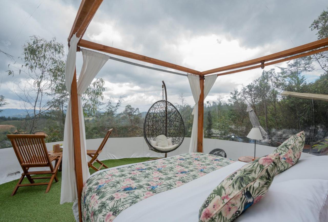 Отель Bubblesky Glamping 40 Min From Medellin Эль-Ретиро Экстерьер фото