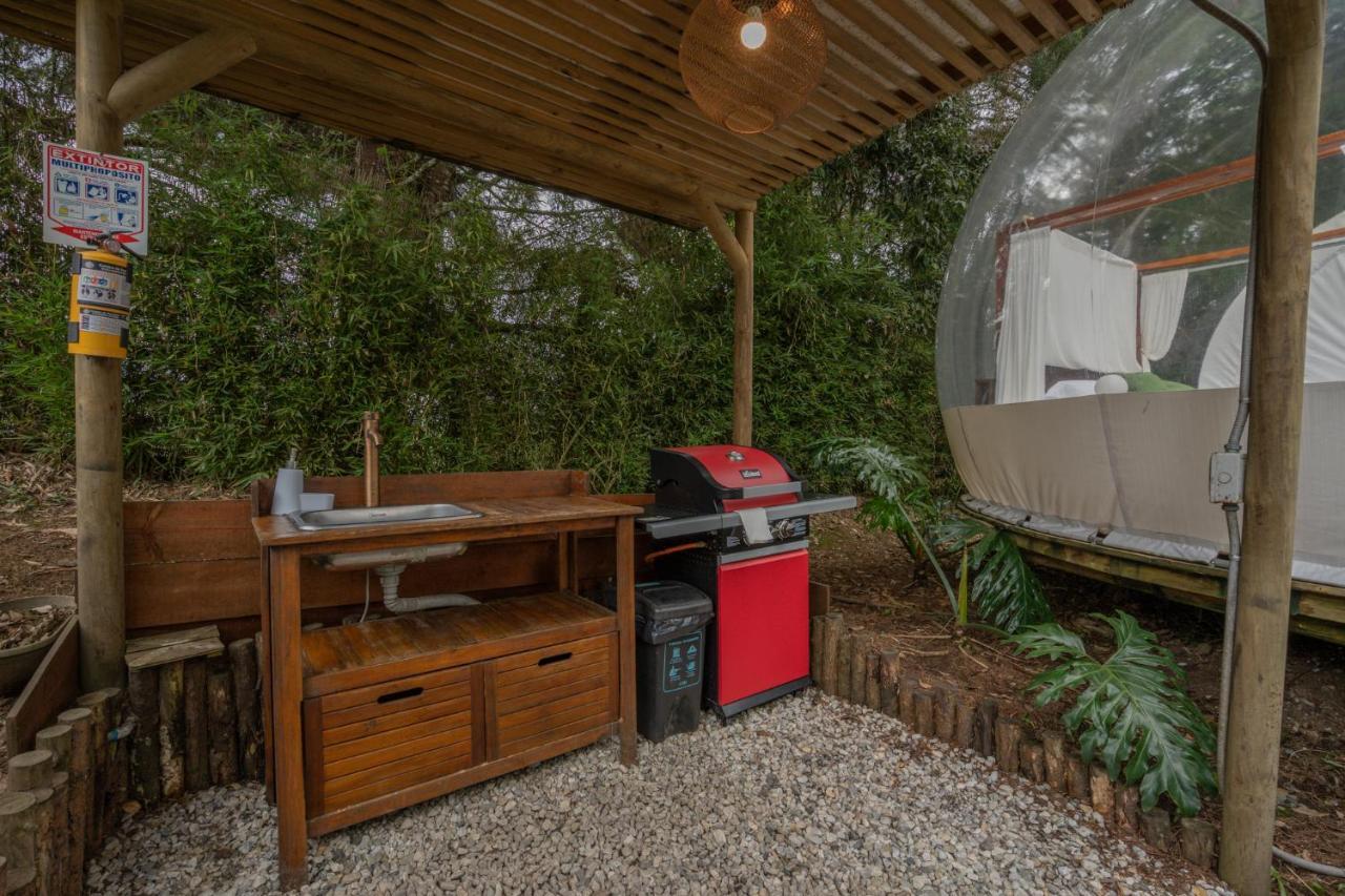 Отель Bubblesky Glamping 40 Min From Medellin Эль-Ретиро Экстерьер фото