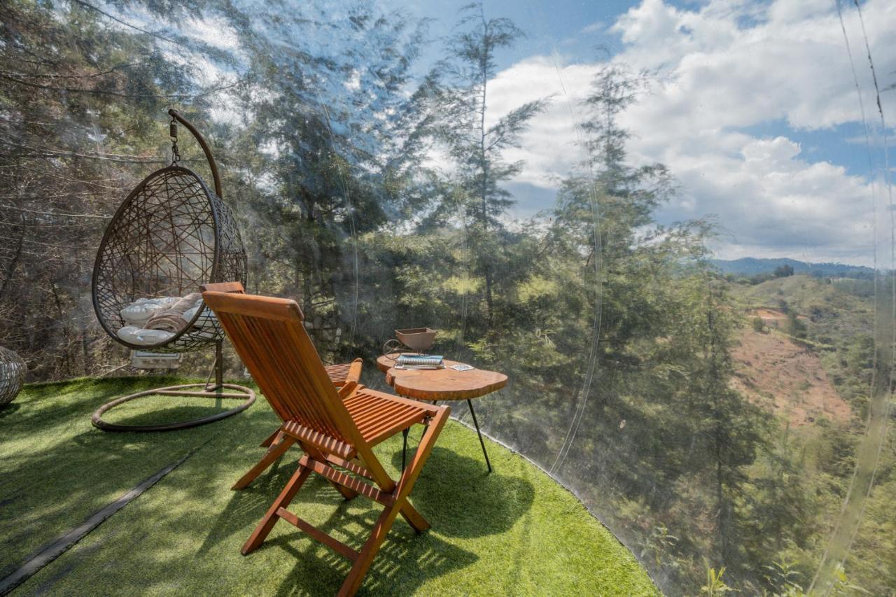 Отель Bubblesky Glamping 40 Min From Medellin Эль-Ретиро Экстерьер фото