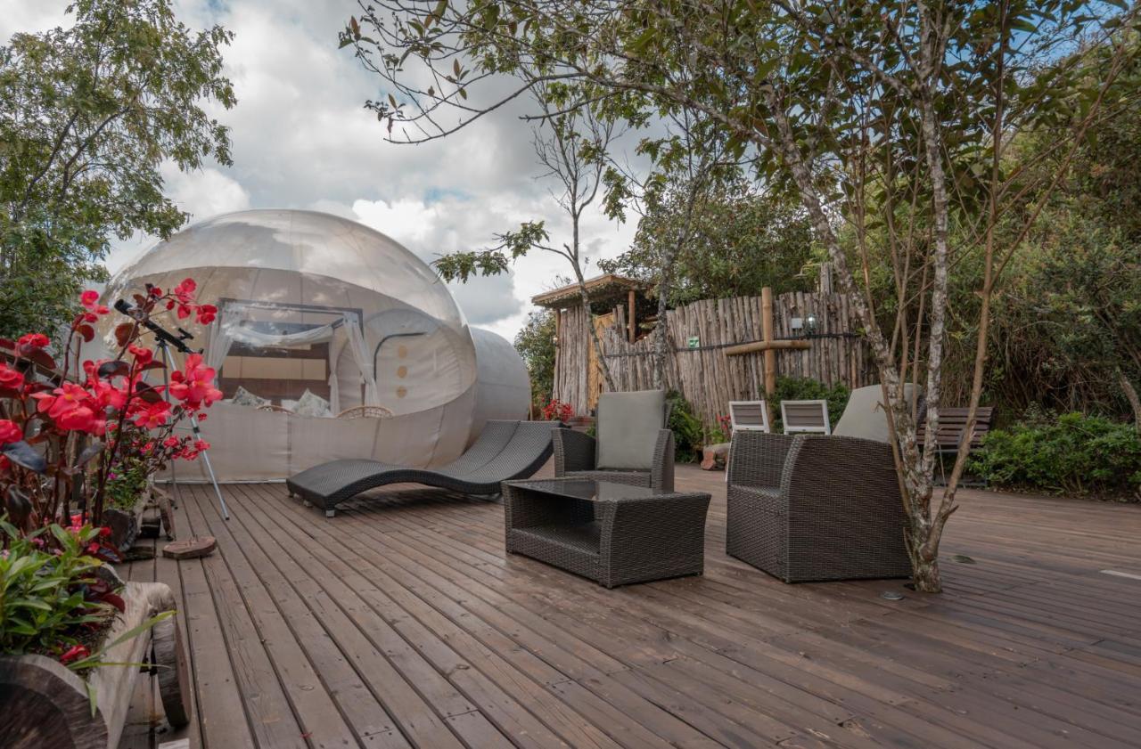 Отель Bubblesky Glamping 40 Min From Medellin Эль-Ретиро Экстерьер фото