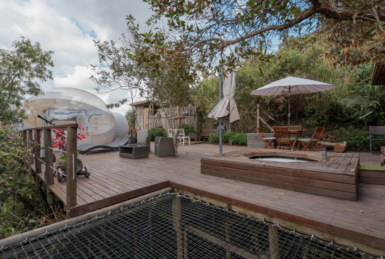 Отель Bubblesky Glamping 40 Min From Medellin Эль-Ретиро Экстерьер фото
