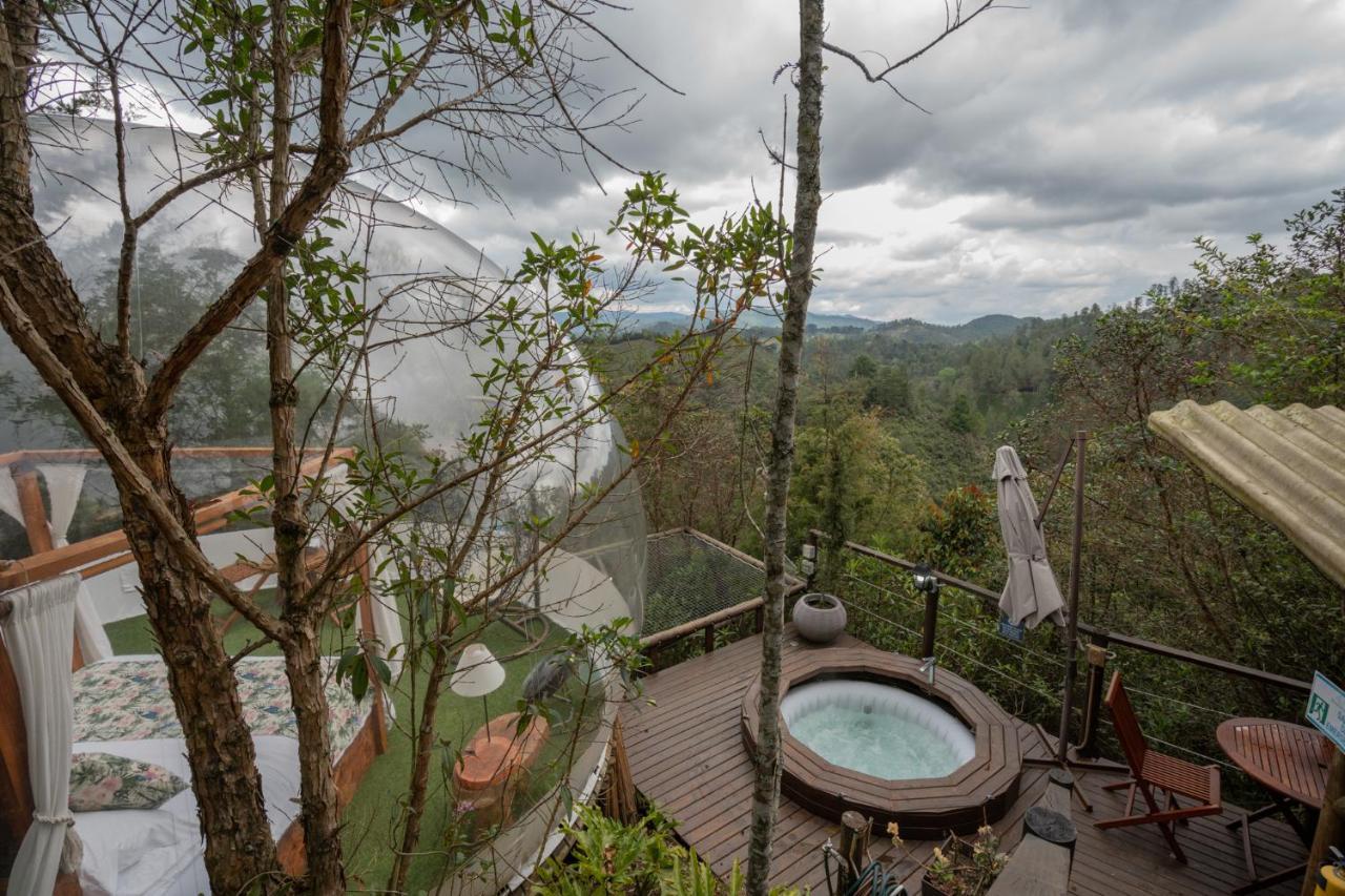 Отель Bubblesky Glamping 40 Min From Medellin Эль-Ретиро Экстерьер фото