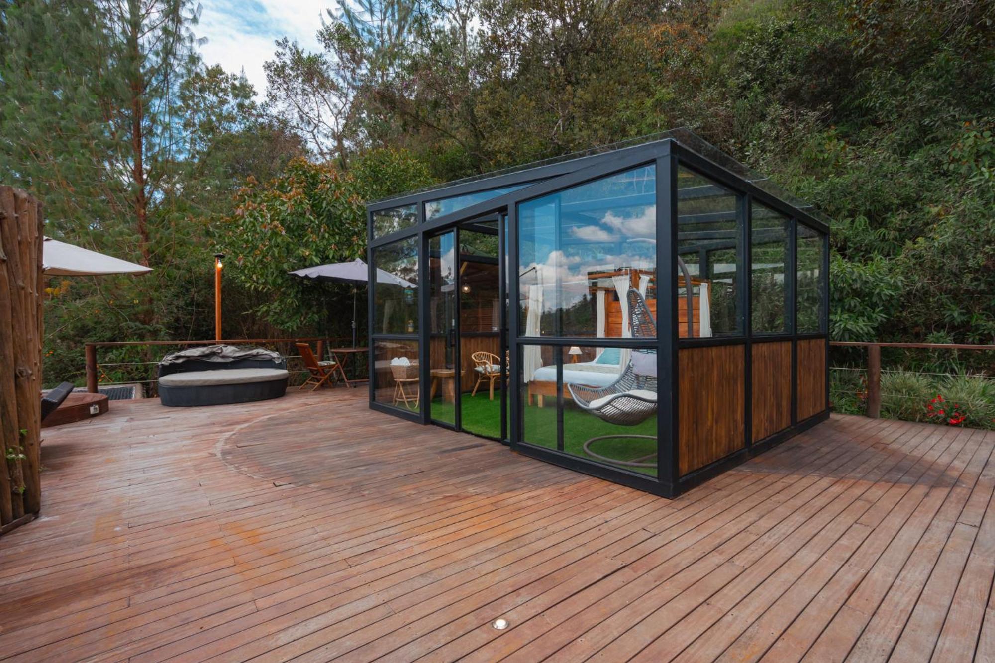 Отель Bubblesky Glamping 40 Min From Medellin Эль-Ретиро Экстерьер фото