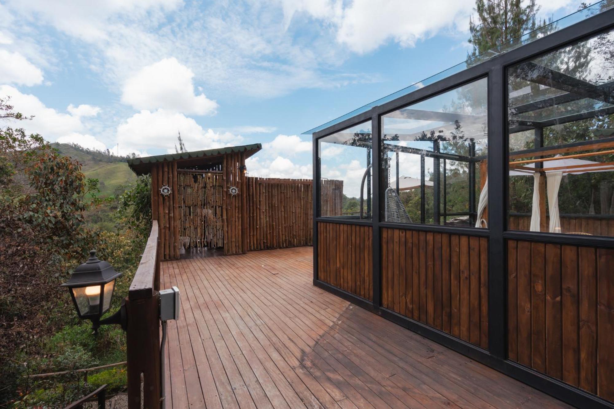 Отель Bubblesky Glamping 40 Min From Medellin Эль-Ретиро Экстерьер фото